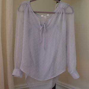 Daniel Rainn clip dot etherial sleeve top & camisol XS / S / M